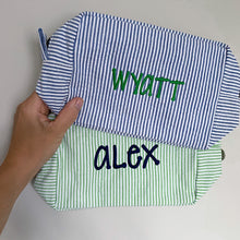 Load image into Gallery viewer, Seersucker Everything Bag