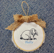 Load image into Gallery viewer, Embroidery Hoop Ornament