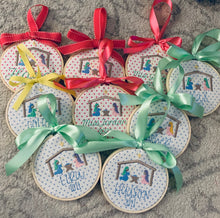 Load image into Gallery viewer, Embroidery Hoop Ornament
