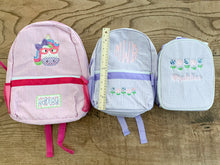Load image into Gallery viewer, Seersucker Backpacks & Lunchboxes