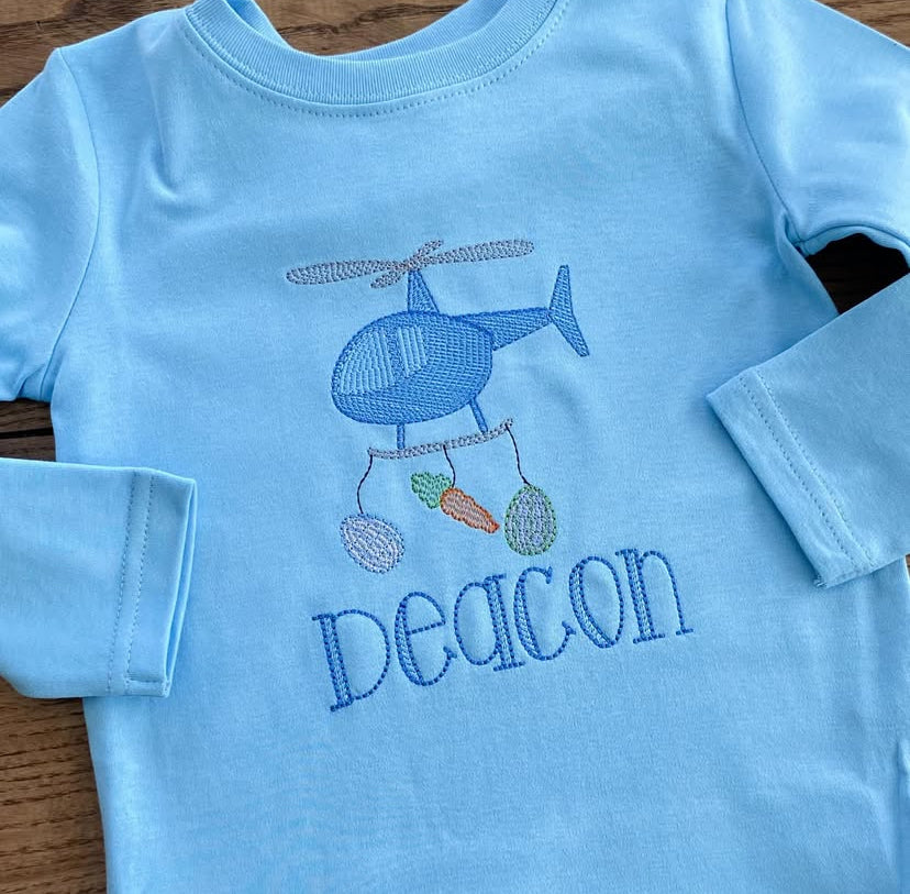 Easter Helicopter Sketch Design