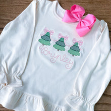Load image into Gallery viewer, Christmas Tree Trio with Bows Design
