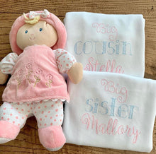 Load image into Gallery viewer, Big Sibling/Cousin Embroidery Design
