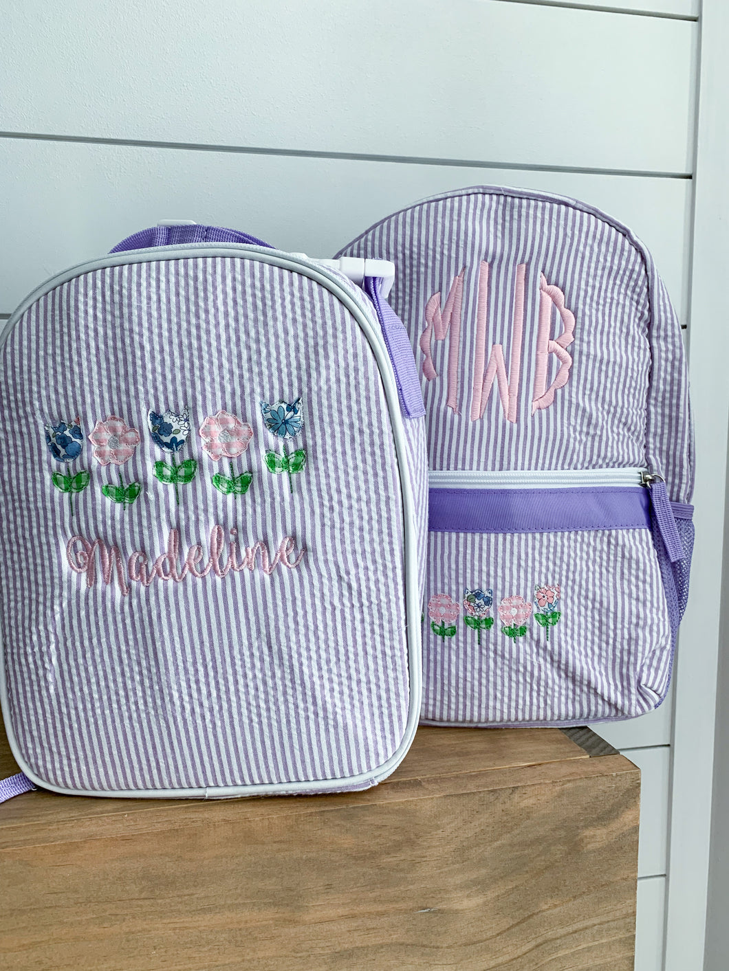 Seersucker Backpacks & Lunchboxes