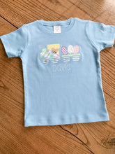 Load image into Gallery viewer, Bunny Driving Train Appliqué Design
