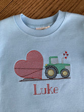 Load image into Gallery viewer, Tractor Pulling Heart Sketch Design
