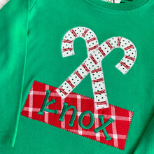 Load image into Gallery viewer, Candy Cane Appliqué

